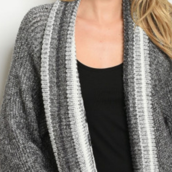 MAIZIE Cozy Warm Soft Open Front Long Sleeve Oversized Knit Cardi Sz Medium NWT - Picture 2 of 7